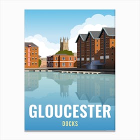 Gloucester Docks Harbour Quays 1 Canvas Print