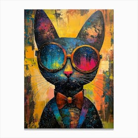 The Coolest Cat In Town 7 Canvas Print