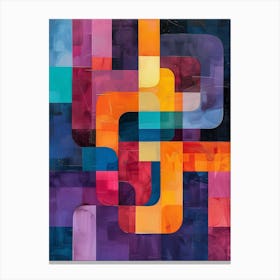 Abstract Squares 1 Canvas Print