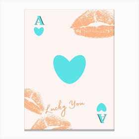 Lucky You 16 Canvas Print