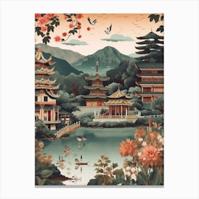 The Sun Moon Lake Taiwan Canvas Print