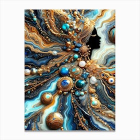 Abstract Float Color Visual 44 Canvas Print