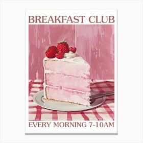 Breakfast Club Cake 2 Canvas Print