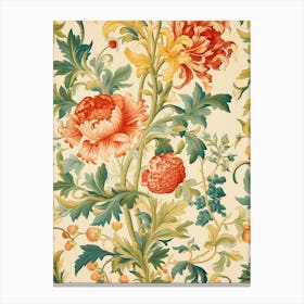 Floral Wallpaper 114 Canvas Print