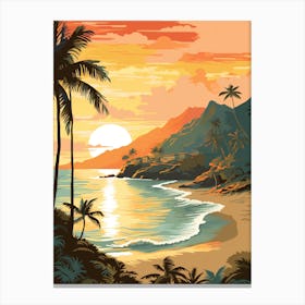 Anse Chastanet Beach St Lucia 3 Canvas Print