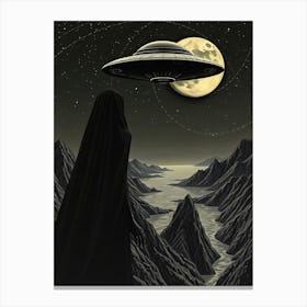 Aliens In The Sky Canvas Print