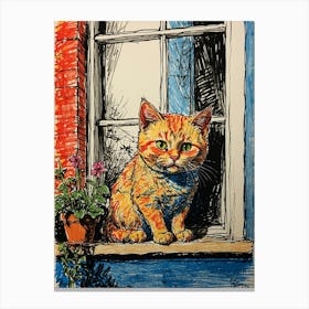 Orange Tabby Canvas Print