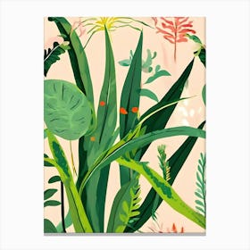 Tropical Background 1 Canvas Print