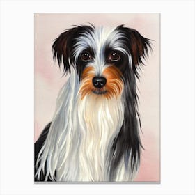 Chinese Crested Watercolour dog Canvas Print