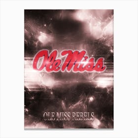 Ole Miss Rebels Canvas Print