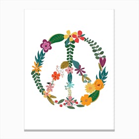 Peace X Canvas Print