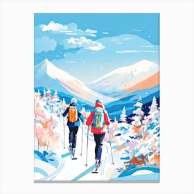 Are, Sweden, Ski Resort Illustration 1 Canvas Print