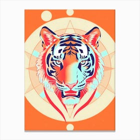 Creative Tiger Head Canvas Print