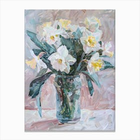 A World Of Flowers Daffodils 1 Painting Canvas Print
