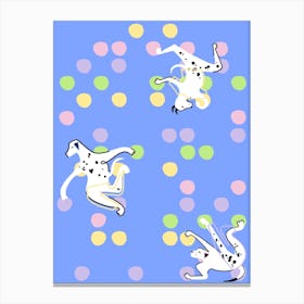 Party Dog Canvas Print