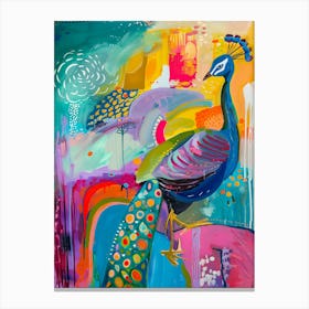 Peacock 10 Canvas Print