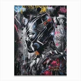 Black Panther 6 Canvas Print