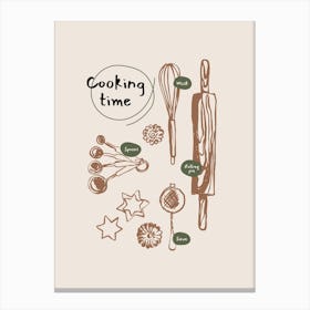 Cooking Time Canvas Print