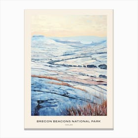 Brecon Beacons National Park Wales 3 Poster Canvas Print