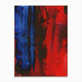 'Red And Blue' Canvas Print