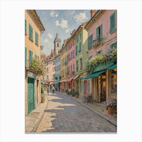 European Street Canvas Print