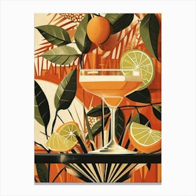 Art Deco Daiquiri 1 Canvas Print