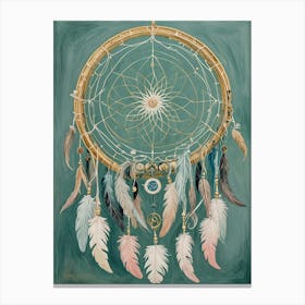 Pastel Dream Catcher 1 Canvas Print