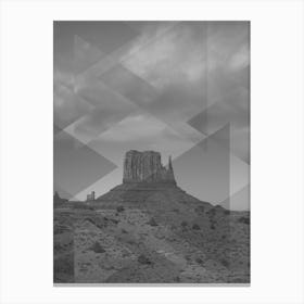 Landscapes Scattered 4 Monument Valley Canvas Print