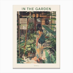 In The Garden Poster Tofuku Ji Japan 3 Canvas Print