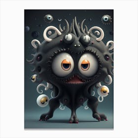 Monster Monster Monster Monster Monster Monster Monster Monster Monster 10 Canvas Print