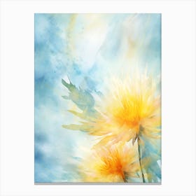 Watercolor Flowers 1 Canvas Print