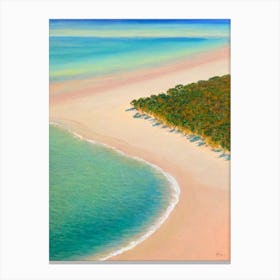 Coral Beach Australia Monet Style Canvas Print