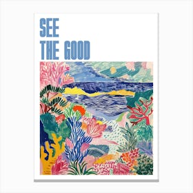 See The Good Poster Seascape Dream Matisse Style 3 Canvas Print