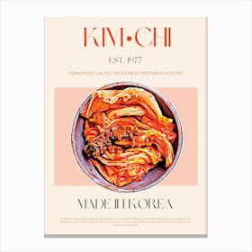Kimchi Mid Century Canvas Print