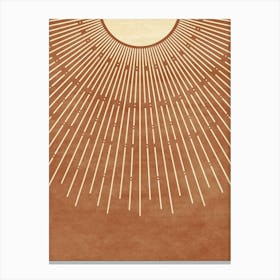 boho Sunburst 1 Canvas Print