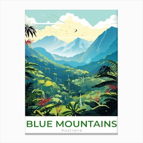 Australia Blue Mountains Travel Canvas Print