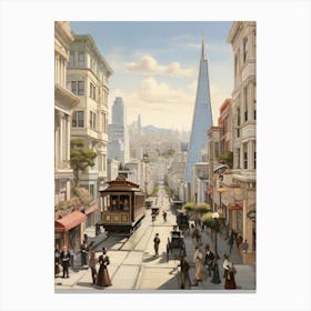 San Francisco Street Canvas Print