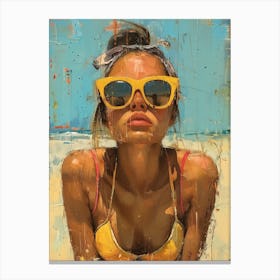 'Sunshine Girl' Canvas Print