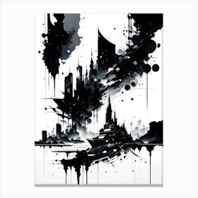 Abstract Cityscape 7 Canvas Print