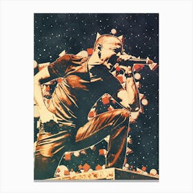 Chester Bennington live concert Canvas Print