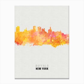 Buffalo New York City watercolor Canvas Print