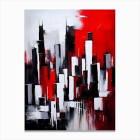 Red City Canvas Print