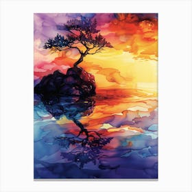 Sunset Painting 1 Canvas Print