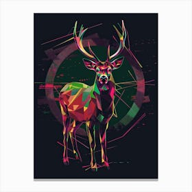 Deer Painting Canvas Print