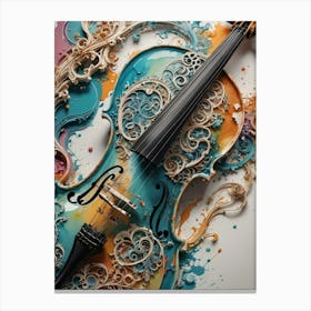 Violin Art Canvas Print