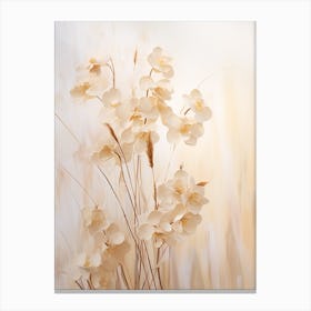 Boho Dried Flowers Orchid 1 Canvas Print