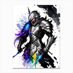 Armored Knight Canvas Print