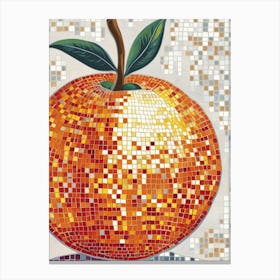 Mosaic Orange 2 Canvas Print