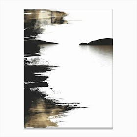 Abstract Of A Lake Canvas Print