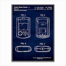 Dreamcast Vmu 1999 Canvas Print